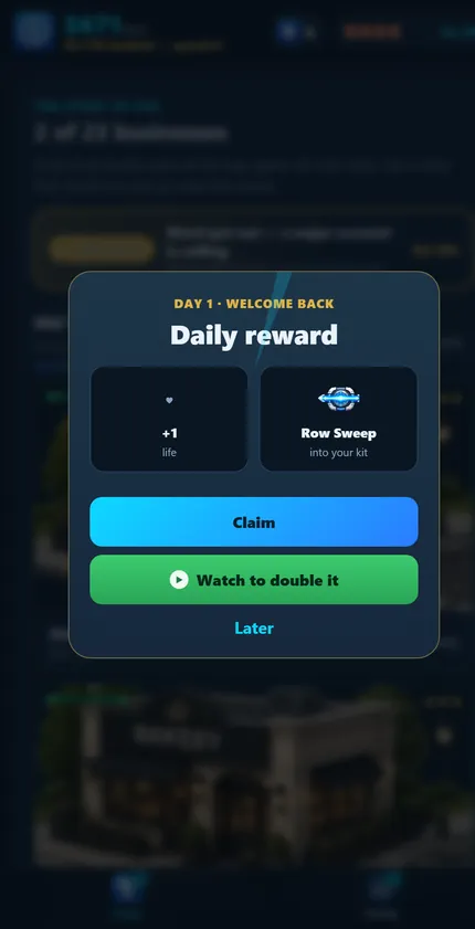 The daily reward
